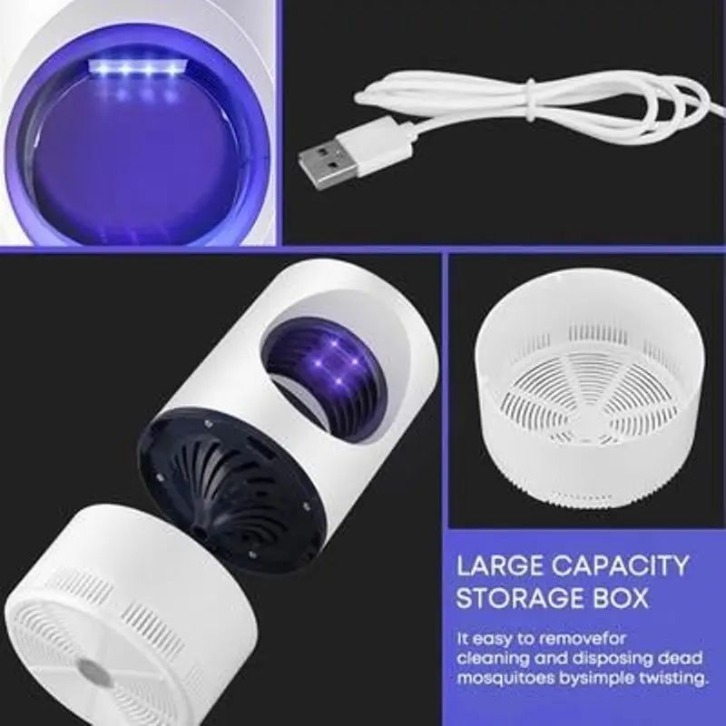 USB Rechargeable Radiationless Electric Mosquito Killer Lamp