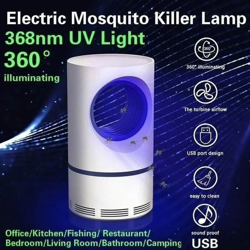 USB Rechargeable Radiationless Electric Mosquito Killer Lamp