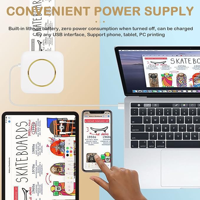 Portable Mini Printer – BT Instant Printing